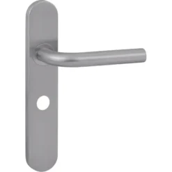 KARWEI deurkruk set Henry ovaal schild vrij-bezet sluiting 63/8 mm RVS Online