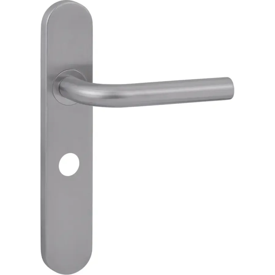 KARWEI deurkruk set Henry ovaal schild vrij-bezet sluiting 63/8 mm RVS Online