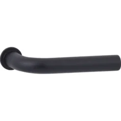 KARWEI deurkruk set Henry rond rozet klein zwart RVS Outlet