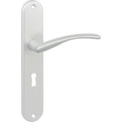 KARWEI deurkrukset Italie langschild sleutel 56mm ANOX (mat aluminium) New