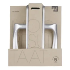 KARWEI deurkrukset Italie langschild sleutel 56mm ANOX (mat aluminium) New