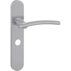 KARWEI deurkruk set John ovaal schild vrij-bezet sluiting 63/8 mm RVS Best