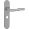 KARWEI deurkruk set Kevin ovaal schild vrij-bezet sluiting 63/8 mm RVS Outlet