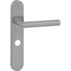 KARWEI deurkruk set Roberto ovaal schild vrij-bezet sluiting 63/8 mm RVS Online