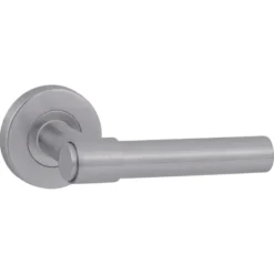 KARWEI deurkruk set Romeo rond rozet RVS look aluminium Hot