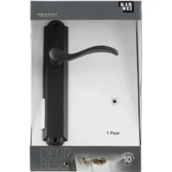 KARWEI deurkruk set Tiago ovaal blind schild oud bruin messing Sale