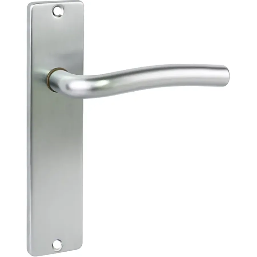 KARWEI deurkruk set Wave recht blind schild chroom mat Clearance