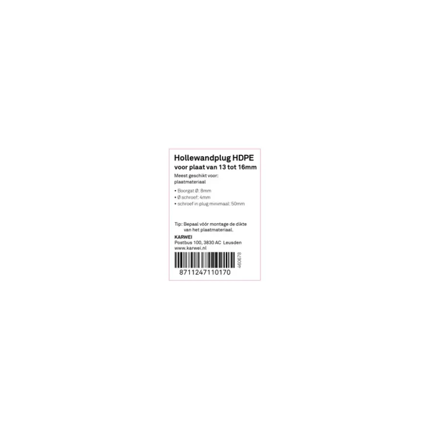 KARWEI Gips holle 13-16mm 15ST