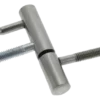 KARWEI Inboorpaumelle 75 mm vernikkeld - 2 stuks