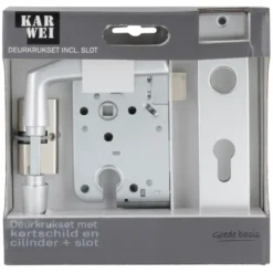 KARWEI insteekslot set compleet cilinder en deurschild Doorn 50mm Clearance