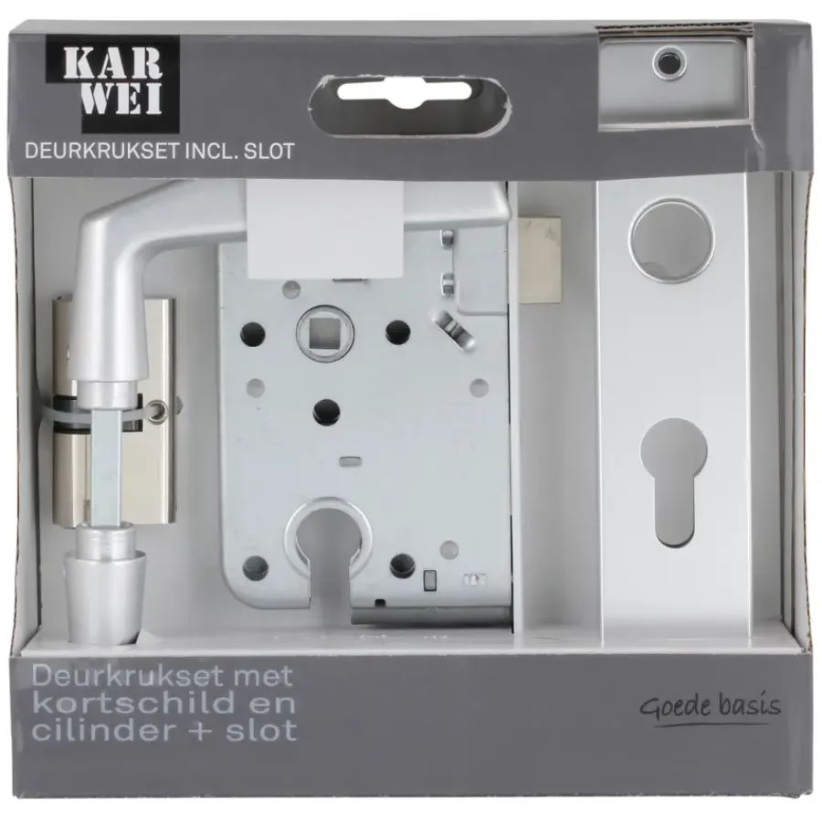 KARWEI insteekslot set compleet cilinder en deurschild Doorn 50mm Clearance