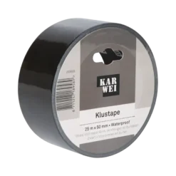KARWEI klus- en reparatietape zwart 25 m x 50 mm Best