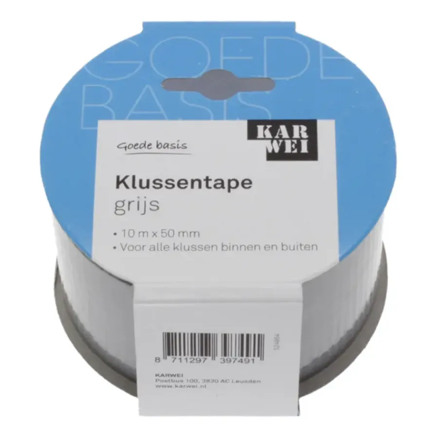 KARWEI klussentape 10mx50mm grijs Outlet