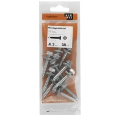 KARWEI montageschroef 6,3x32 mm (10 stuks)