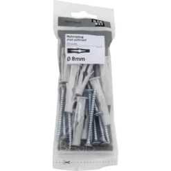 KARWEI Nylonplug 8x50mm + uni 5x60mm 10ST