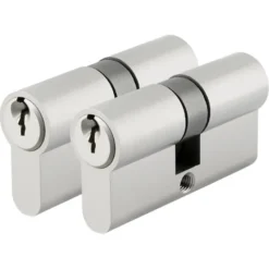KARWEI profielcilinder nikkel 30/30 mm gelijksluitend (2 stuks) Sale