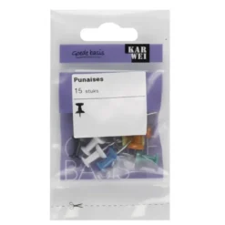 KARWEI Punaise Hoed Gekleurd - 15 Stuks