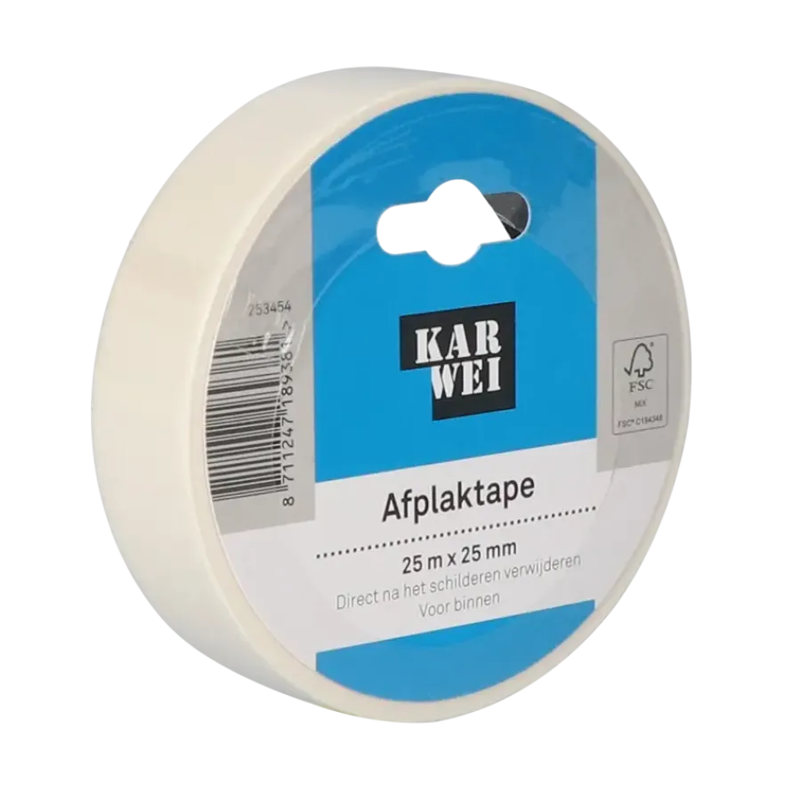 KARWEI schilderstape 25 m x 25 mm Outlet