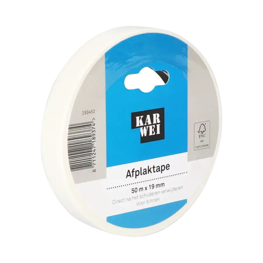 KARWEI schilderstape 50 m x 19 mm New