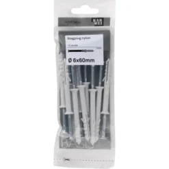 KARWEI slagplug 6x60mm/ 3,7x65mm 10ST