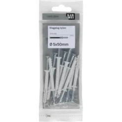 KARWEI slagplug 5x50mm/ 3,3x55mm 10ST