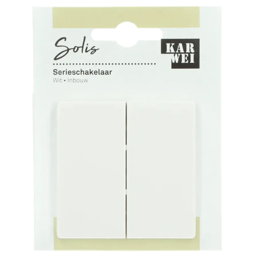 KARWEI Solis serieschakelaar wit New