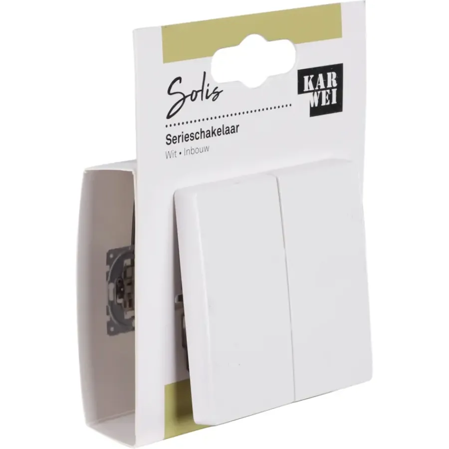 KARWEI Solis serieschakelaar wit New