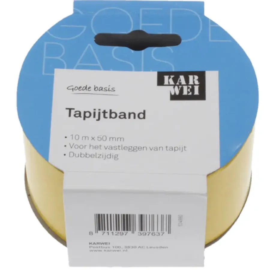 KARWEI tapijtband dubbelzijdig 10 m x 50 mm Discount