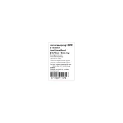 KARWEI uni-plug 10x50mm+hdb 8x70mm+ring 4ST