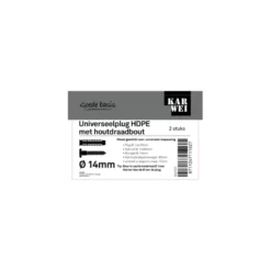 KARWEI uni-plug 14x70mm + hdb 10x80mm 2ST