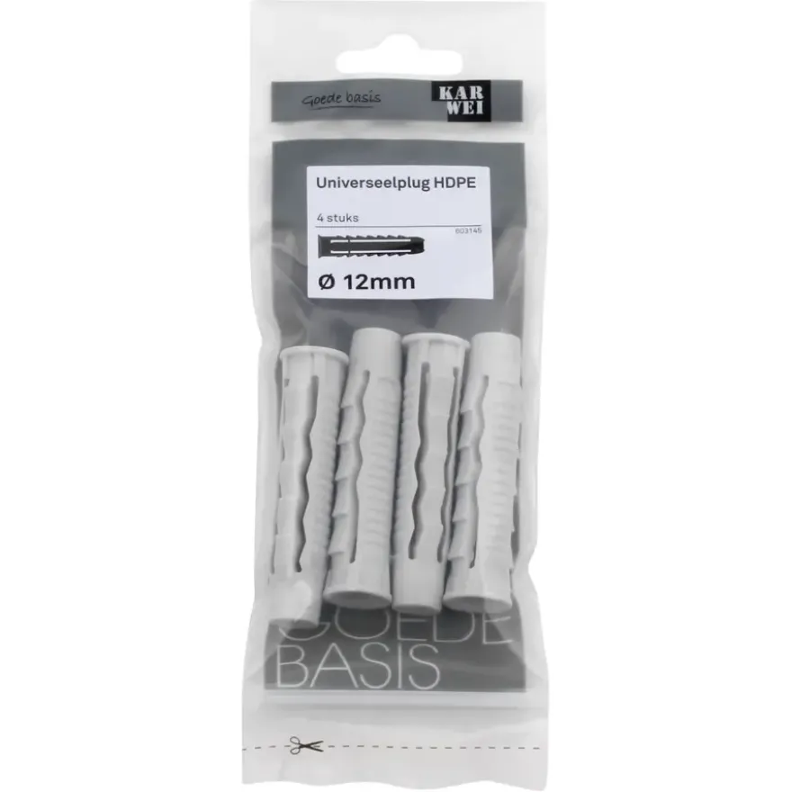 KARWEI uni-plug 12x60mm 4ST