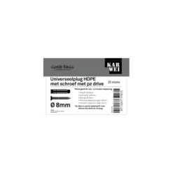KARWEI uni-plug 8x40mm + uni 5x60mm 25ST