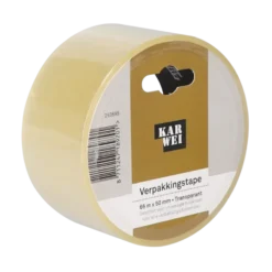 KARWEI verpakkingstape transparant 66 m x 50 mm Sale