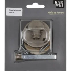 KARWEI vrij-bezet rozet rond tin look (messing) Outlet