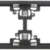 KARWEI Zenith afdekraam 2-voudig mat zwart New