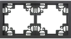 KARWEI Zenith afdekraam 2-voudig mat zwart New