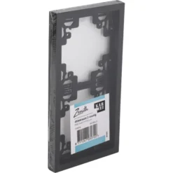 KARWEI Zenith afdekraam 2-voudig mat zwart New