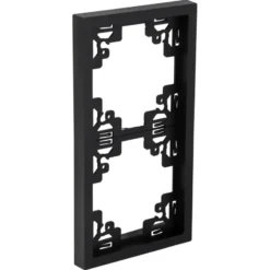 KARWEI Zenith afdekraam 2-voudig mat zwart New
