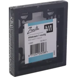 KARWEI Zenith afdekraam 1-voudig mat zwart Outlet