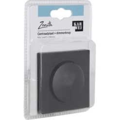 KARWEI Zenith centraalplaat dimmer mat zwart Hot