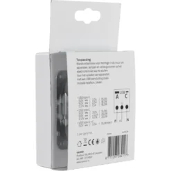 KARWEI Zenith Dubbel Stopcontact Geaard met USB A+C Wit