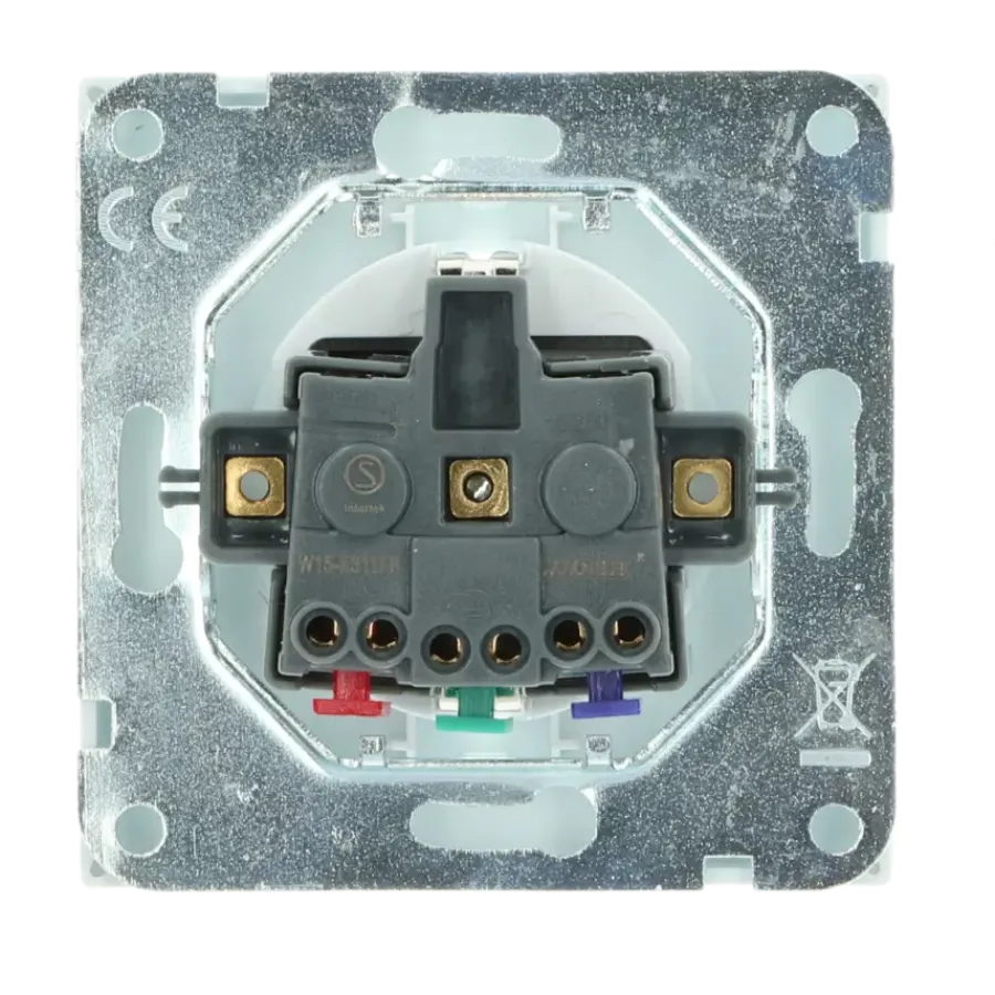 KARWEI Zenith enkel wandcontactdoos wit Clearance