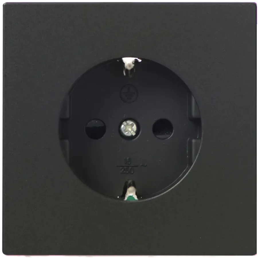 KARWEI Zenith wandcontactdoos mat zwart Hot