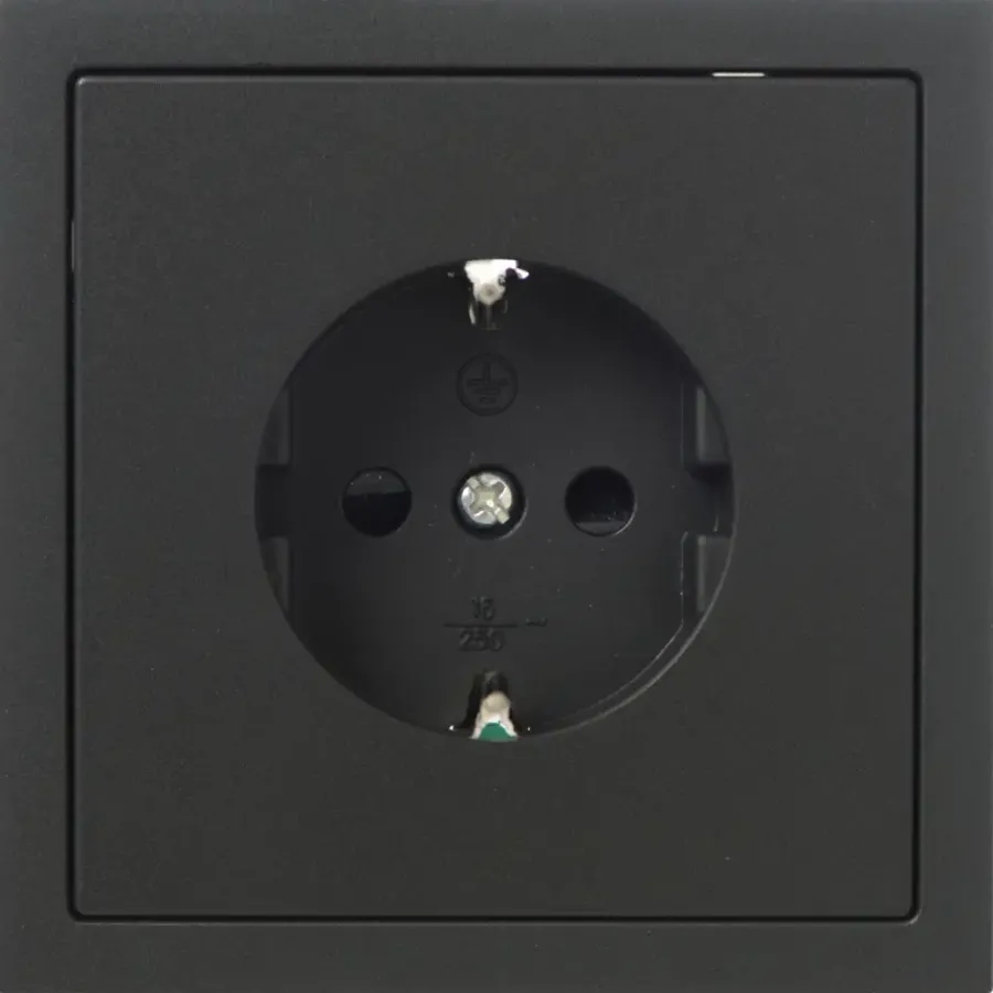 KARWEI Zenith wandcontactdoos mat zwart Hot