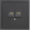 KARWEI Zenith wandcontactdoos UTP mat zwart Best