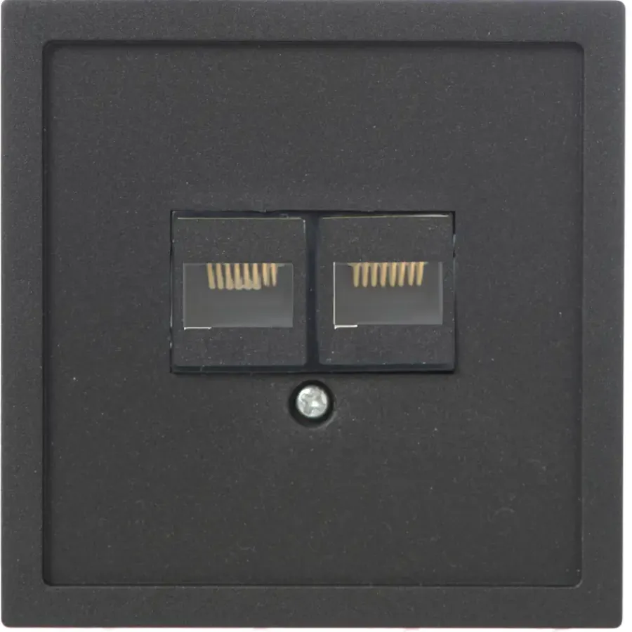 KARWEI Zenith wandcontactdoos UTP mat zwart Best