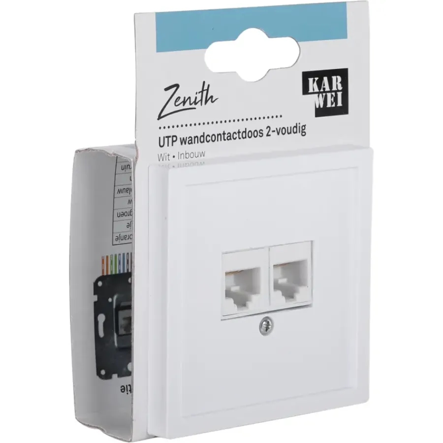 KARWEI Zenith Wandcontactdoos UTP Wit Online