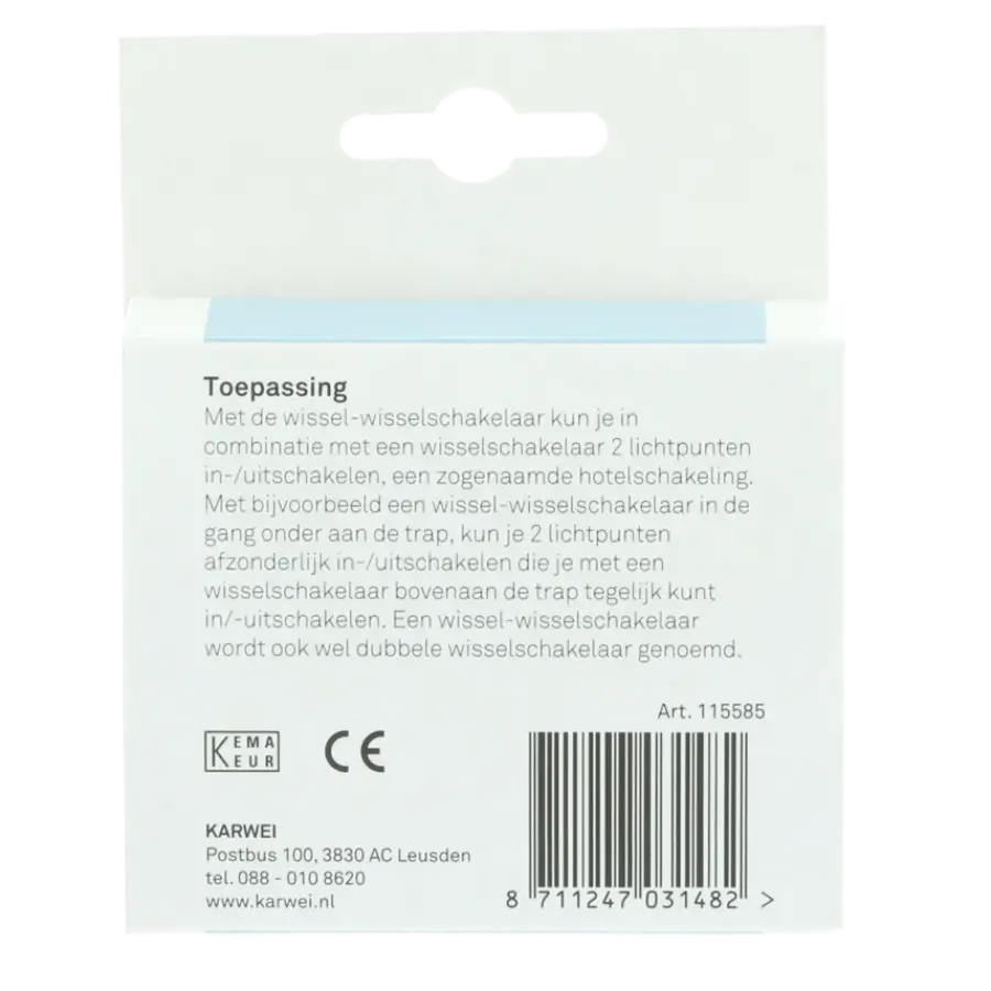 KARWEI Zenith wissel-wisselschakelaar wit Sale