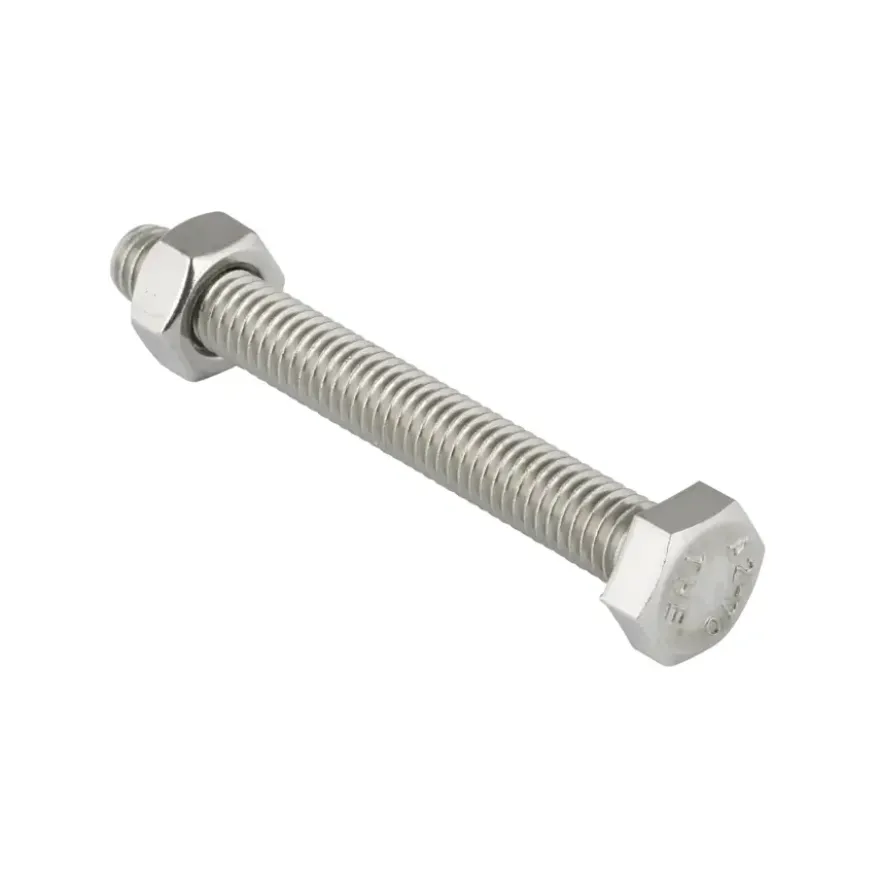 KARWEI zeskantbout voldraad rvs M8x20 mm 8 stuks