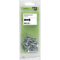 KARWEI zeskantbout voldraad M6x20 mm 10 stuks